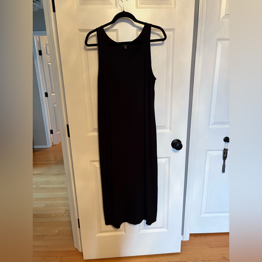 Eileen Fisher Black Sleeveless Dress The System
